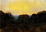 John Atkinson Grimshaw Famous Paintings - Twilight The Vegetable Garden
